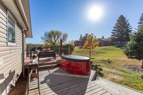37 Wildrose Street, Rural Lacombe County, AB - Outdoor With Deck Patio Veranda