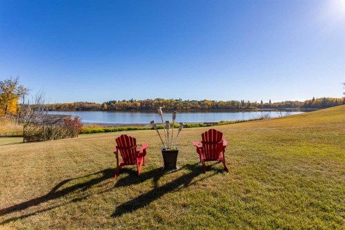 37 Wildrose Street, Rural Lacombe County, AB - Outdoor With Body Of Water With View