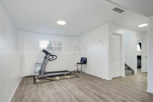 44 Parkside Crescent, Blackfalds, AB - Indoor Photo Showing Gym Room