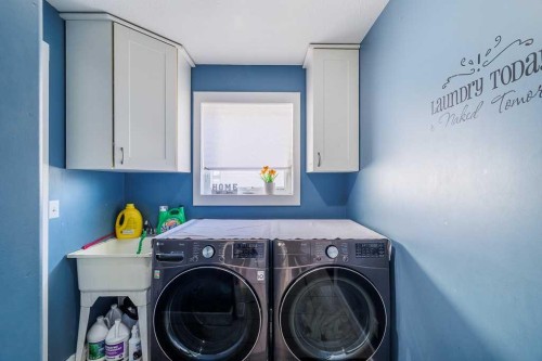 65 Fern Glade Crescent, Sylvan Lake, AB - Indoor Photo Showing Laundry Room