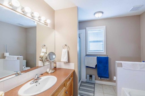 65 Fern Glade Crescent, Sylvan Lake, AB - Indoor Photo Showing Bathroom