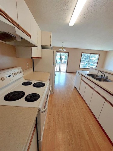 3807 52 Street, Wetaskiwin, AB - Indoor Photo Showing Kitchen With Double Sink