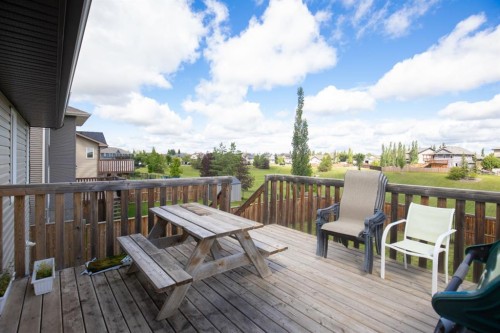 130 Larsen Crescent, Red Deer, AB - Outdoor With Deck Patio Veranda With Exterior