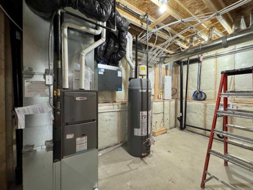 21 Vermont Close, Blackfalds, AB - Indoor Photo Showing Basement