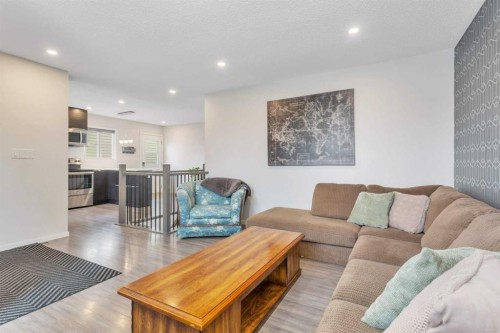 57 Erickson Drive, Red Deer, AB - Indoor Photo Showing Living Room