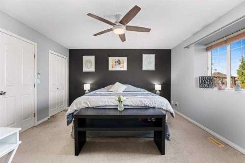 2034 Luxstone Boulevard Sw, Airdrie, AB - Indoor Photo Showing Bedroom