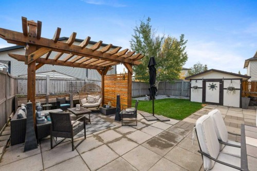 2034 Luxstone Boulevard Sw, Airdrie, AB - Outdoor With Deck Patio Veranda