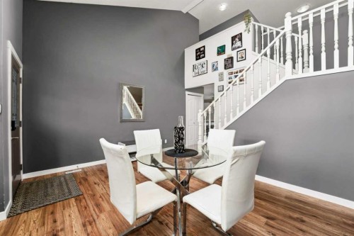 2034 Luxstone Boulevard Sw, Airdrie, AB - Indoor Photo Showing Dining Room