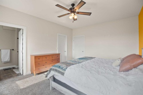 42 Iron Wolf Court, Lacombe, AB - Indoor Photo Showing Bedroom