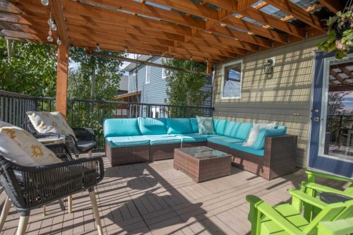 42 Iron Wolf Court, Lacombe, AB - Outdoor With Deck Patio Veranda With Exterior