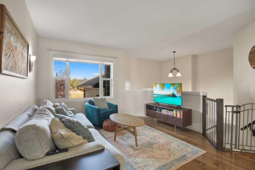 42 Iron Wolf Court, Lacombe, AB - Indoor Photo Showing Living Room