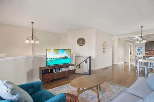 42 Iron Wolf Court, Lacombe, AB - Indoor Photo Showing Living Room