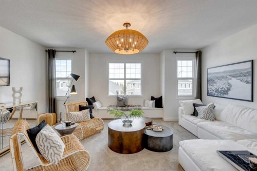 134 Saddlebred Place, Cochrane, AB - Indoor Photo Showing Living Room