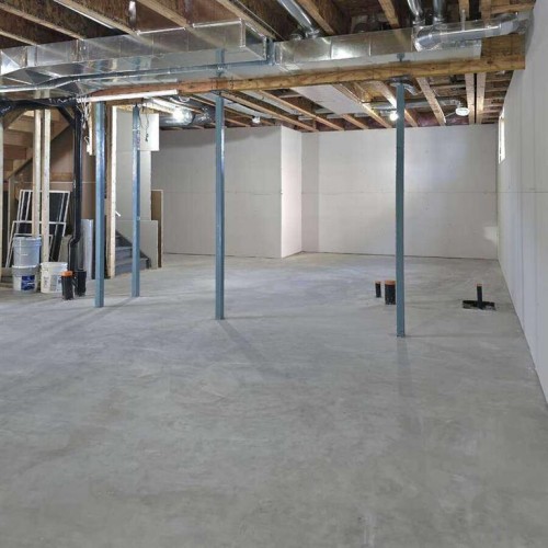 122 Coote Street, Cayley, AB - Indoor Photo Showing Basement