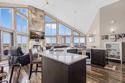 1 Aspen Rise, Parkland Beach, AB - Indoor With Fireplace