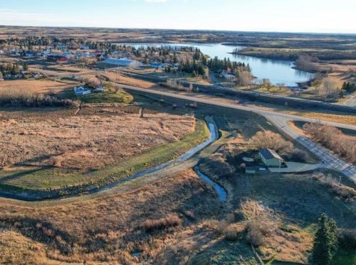 5204 51 Avenue, Alix, AB - Outdoor With Body Of Water With View