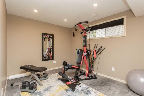 35 Woodrow Close, Red Deer, AB - Indoor Photo Showing Gym Room