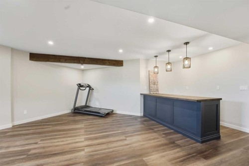 118-44101 Range Road 214, Rural Camrose County, AB - Indoor Photo Showing Gym Room