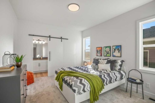 114 Gray Close, Sylvan Lake, AB - Indoor Photo Showing Bedroom