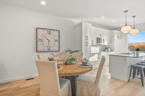 114 Gray Close, Sylvan Lake, AB - Indoor Photo Showing Dining Room