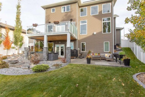 30 Parkridge Crescent, Blackfalds, AB - Outdoor With Balcony With Deck Patio Veranda