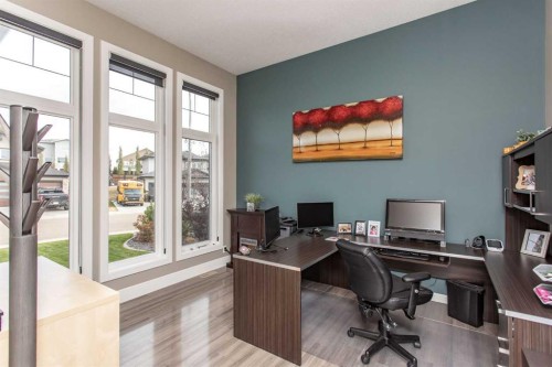 30 Parkridge Crescent, Blackfalds, AB - Indoor Photo Showing Office