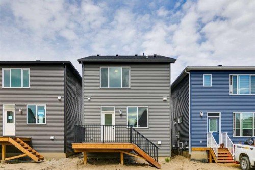 612 Buffaloberry Manor Se, Calgary, AB - Outdoor With Deck Patio Veranda With Exterior