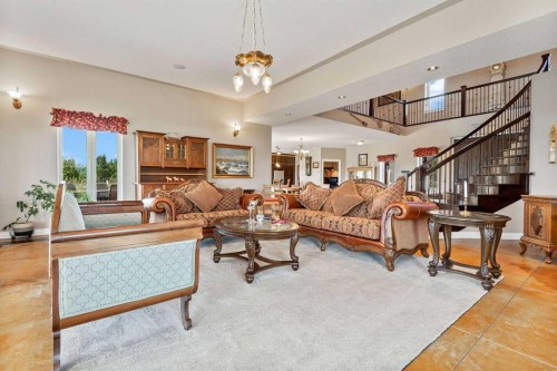 41525 Range Road 32, Rural Lacombe County, AB - Indoor Photo Showing Living Room
