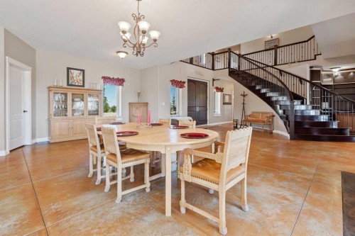 41525 Range Road 32, Rural Lacombe County, AB - Indoor Photo Showing Dining Room