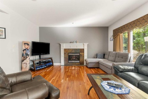 3905 44A Avenue, Drayton Valley, AB - Indoor Photo Showing Living Room With Fireplace