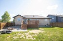 431 Carriage Lane Crossing, Carstairs, AB  - Outdoor With Deck Patio Veranda 