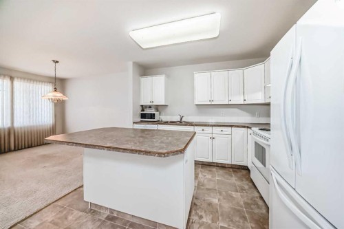 4819 45 Avenue, Innisfail, AB - Indoor Photo Showing Kitchen With Double Sink