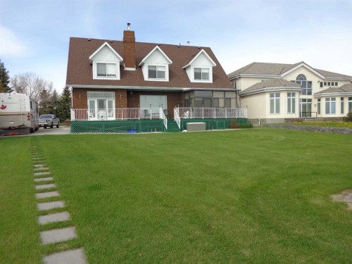 3 Rustic Road, Norglenwold, AB - Outdoor With Deck Patio Veranda With Facade