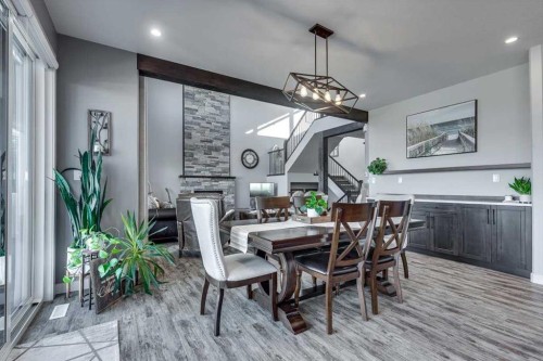 5 Leonard Close, Sylvan Lake, AB - Indoor Photo Showing Dining Room