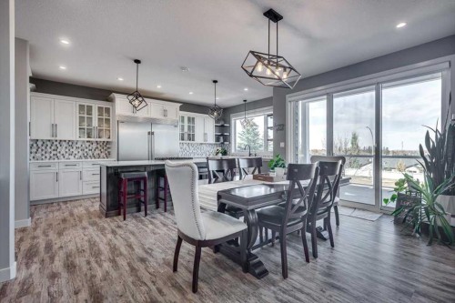 5 Leonard Close, Sylvan Lake, AB - Indoor Photo Showing Dining Room
