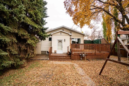 5218 45 Street, Camrose, AB - Outdoor With Deck Patio Veranda