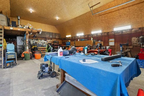 20459 484 Township, Rural Camrose County, AB - Indoor Photo Showing Garage