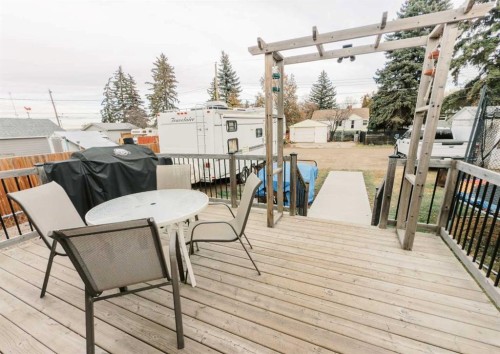 5013 57 Street, Stettler, AB - Outdoor With Deck Patio Veranda With Exterior