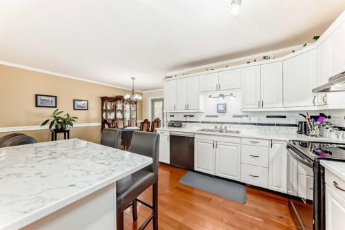 4514 54A Ave Cres, Innisfail, AB - Indoor Photo Showing Kitchen