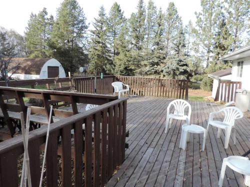 Rr30, Rural Ponoka County, AB - Outdoor With Deck Patio Veranda With Exterior