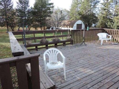 Rr30, Rural Ponoka County, AB - Outdoor With Deck Patio Veranda
