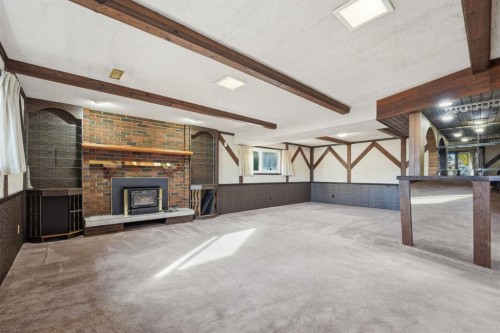 20 Allsop Close, Red Deer, AB - Indoor With Fireplace