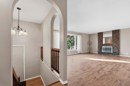 20 Allsop Close, Red Deer, AB - Indoor With Fireplace