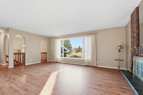 20 Allsop Close, Red Deer, AB - Indoor Photo Showing Other Room With Fireplace