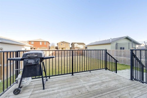 71 Almond Crescent, Blackfalds, AB - Outdoor With Deck Patio Veranda With Exterior