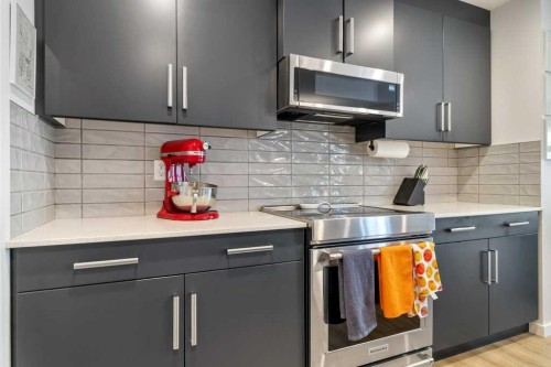 33 Earl Close, Red Deer, AB - Indoor Photo Showing Kitchen With Upgraded Kitchen