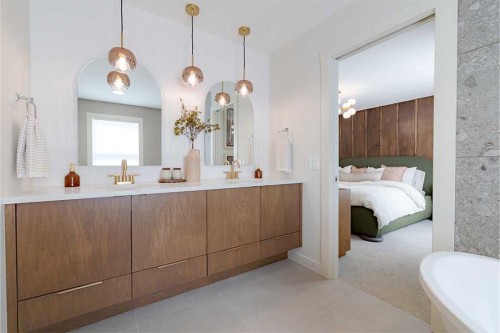 257 Amblestone Crescent Nw, Calgary, AB - Indoor Photo Showing Bathroom