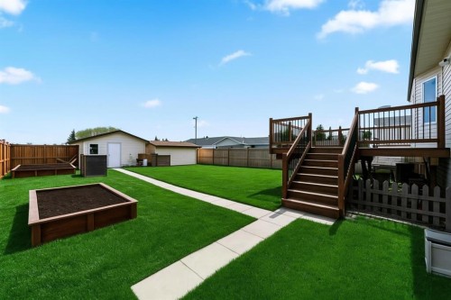 5419 53 Street, Camrose, AB - Outdoor With Backyard