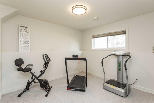 9 Aztec Street, Blackfalds, AB - Indoor Photo Showing Gym Room