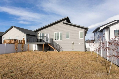 9 Aztec Street, Blackfalds, AB - Outdoor With Deck Patio Veranda With Exterior